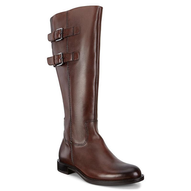 Women Boots Ecco Shape 25 - Boots Brown - India FKUZOS978